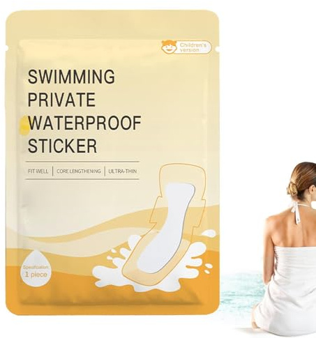 6 Piezas Compresas Menstruales Para Nadar, Protectores Menstruales Impermeables Para Natación, Pegatina Invisible PU, Deportes Acuáticos Y Baño Femenino