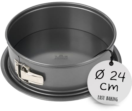 Birkmann, Easy Baking, Springform Ø 24 cm, 881174 | runde Kuchenform mit hohem Rand, Antihaftbeschichtung, auslaufsicher