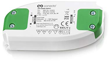 Conecto - Transformateur LED 12 V pour ampoules et éclairage LED