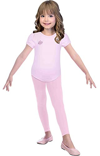 amscan 9908188 – Mädchen-Ballett-Gymnastikanzug für Kinder, Gymnastik- und Tanzkleidung, Alter: 5–6 Jahre