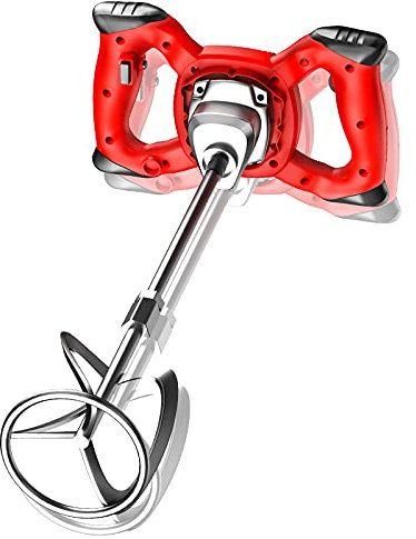 WUK 2400/3100 W Miscelatore di Malta Elettrico 6 velocità Regolabili Miscelatore di Cemento Portatile Portatile Professionale per intonaco Stucco Vernice Strumenti di miscelazione del Fango