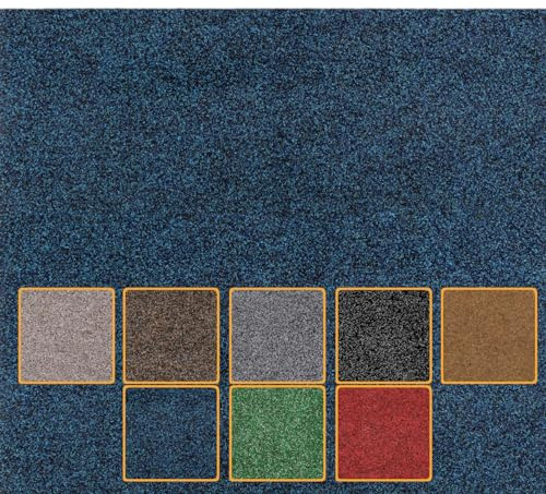 ANRO Fußmatte Schmutzfangmatte Türmatte rutschfest Fußabstreifer abwaschbar robust für Eingang, Haustür, Flur innen & außen Poet, 90 x 150 cm (Rechteckig)