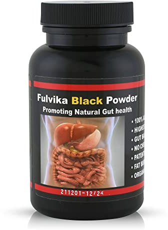 74+ Trace Mineral Powder with Humic & Fulvic Acid (166 Servings)(Flavorless) – Plant-Based, Vegan, Trace Minerals Supplement with Electrolytes & Alkaline pH (Kosher) – Black Water – by Fulvika Black