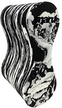Maru Swimming Pull Buoy (Black/White) – Buoyant Foam Swimming Float for Adults & Teens (Ages 14+) – Improves Stroke Technique & Strengthens Arms – Comfortable, Non-Chafing & Trusted by Coaches