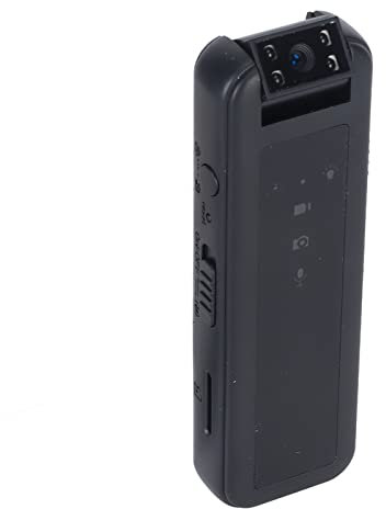 Mini Videoregistratore Portatile, Registratore Vocale Digitale Leggero, Obiettivo Girevole HD 1080P Portatile a 180 Gradi, Piccola Telecamera di Sicurezza, Videocamera per