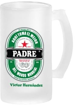 Jarra cerveza personalizada con nombre. Regalo personalizado. Día del padre. Cumpleaños. Aniversario.