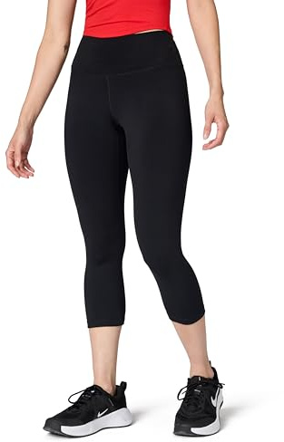 Nike Women's Damen Dri-fit One Hr Crop Tight Leggings, Black/Black, L