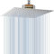 Pomme de Douche à Effet pluie Voolan avec Filtre à Haut Débit et à Effet pluie en Acier Inoxydable, Pommeau de Douche à Effet Cascade pour Eau Dure (30cm Chromé)