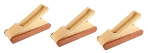 SHINEOFI 3Er-Packung Stiftebox aus Holz federmäppchen für die Schule Geschenkverpackung rechenmäppchen Stiftbox für Hochzeiten Holzstift-Organizer Einzelstift-Präsentationskoffer hölzern