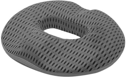 AD-BCrbgen Car Seat Cushion Memory Foam Ergonomic Support Driving Comfort Adult Booster Seat Cushion Elevated Support Lumbar Design Office Chair Car Accessories for Short Adults(Grey)