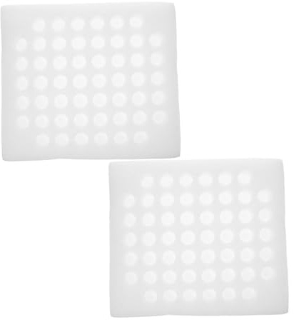 EXCEART 2pezzi Contenitore per Uova Schiuma Vassoio Riutilizzabile per Uova di Quaglia Fresche Protezione Ottimale Durante Trasporto Leggero e Portatile