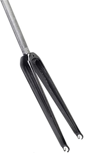 SXYKXYDL Rennradgabel Carbongabel 700C 28,6 mm Carbonfaser-Fahrradgabel Ultraleichte Vorderradgabeln Rennrad-Starrgabel (Farbe: Glänzend Schwarz, Größe: 700c)