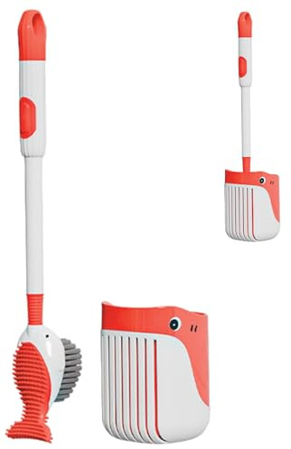 Escobilla de baño recargable para montaje en pared, cepillo de baño con dispensador de jabón líquido, herramienta de limpieza duradera | Mango para inodoro , baño, aseo, higiene, limpieza