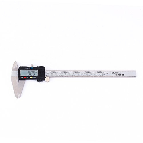 FTVOGUE Elektronische Digitale Messschieberlehre Mit Extra Großem LCD-Bildschirm und 200 mm (0-8 ) Zoll/Metrischer Bruchumwandlungs-Edelstahl-Mikrometer