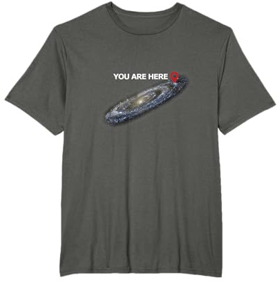 You Are Here - Milchstraße - Milkyway Navigation - Geschenk T-Shirt