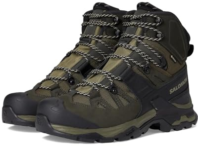 SALOMON Quest 4 GTX, vandringsstövlar för män, Olive Night Peat Safari, 44 EU