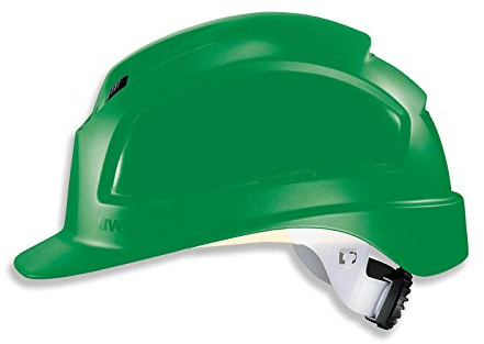 Uvex, casco protettivo pheos B-WR – Casco di protezione da lavoro, casco da cantiere, casco da costruzione, EN 397 in diversi colori, colore: verde