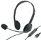 Waytex 69140 Casque Audio avec Micro Orientable Noir Connexion USB