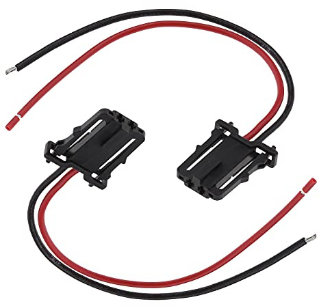 ECSiNG 2x 2 Pin Sensor Anschlussstecker 3B0972702 1J0971972 | Auto LED Türwarnleuchte, Kabelbaum, Fahrzeugzubehör, Elektrische Komponenten