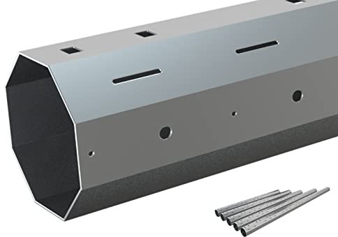 Rolladenwelle SW60 Stahlwelle für Rollladen, Achtkantwelle mit Ø 60mm Durchmesser | Fixmaße 90 cm - Ideal auch für Rolladenmotor