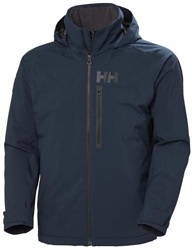 Helly Hansen Men's Hp Racing Lifaloft Hooded Jkt Ins Jacket, NAVY, XXL UK