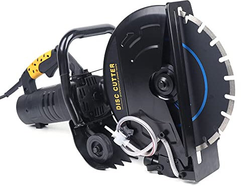 SHZICMY 2800W Trennschleifer Lasernuten Betonschneider Mauernutfräse Schlitzbreit Ø 350mm 220V
