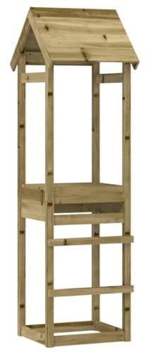 vidaXL Torre da Gioco 53x46,5x194 cm in Legno di Pino Impregnato