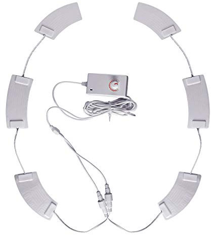 OLYDON Asiento de inodoro con calefacción, resistente al agua, calentador de asiento de inodoro, universal, apto para la mayoría de tipos de tapa de inodoro, CA 100-240 V hasta CC 16 V