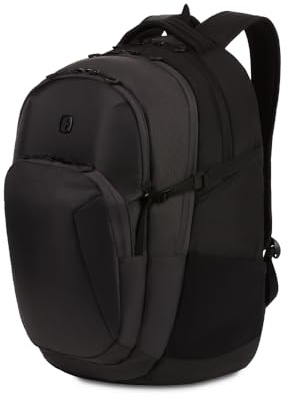 SwissGear Zaino per laptop 8173, Nero/carbone, 19-Inch, Fusionpro