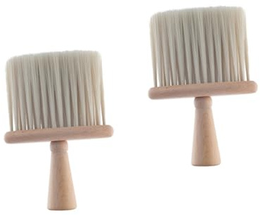 Beavorty 2stücke Broken Hair Cleaning Brush Holz-haarbürste Für Friseursalons Und Heimgebrauch Beige Zum Styling Und Reinigen Von Gebrochenen Haaren Tragbar Und Hautfreundlich