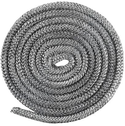 Joint de Porte Four, Joint de Cheminée Insert Poêle, 12mm x 2,5m, Ligne D'étanchéité pour Portes de Cheminée