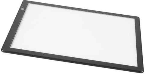 Visor de Diapositivas, 3 Niveles de Brillo Caja de Luz de Escaneo de Película Tamaño A4 Alimentado por USB C para Estudio