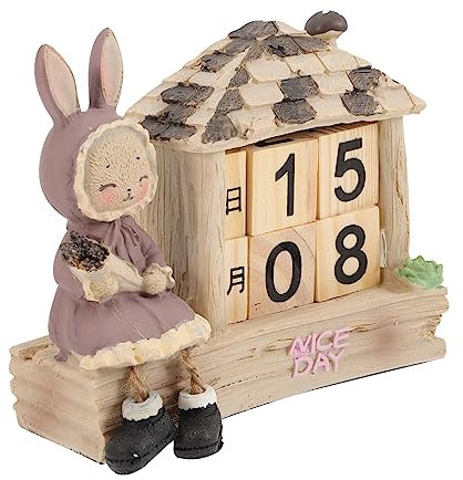 2 Stück Kalender Hochzeit Tischdekoration Büro Strumpffüller Büro Dekor Hochzeit Dekor Tisch Dekor Haushalt Tischdeko Blöcke Lila Esstisch Holzblock Wohltätigkeitsorganisation