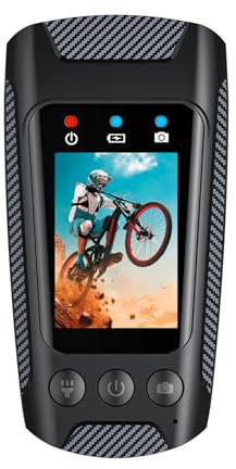 Andoer Cámara de Ciclismo 4K 60FPS Para Bicicleta y Motocicleta - Pantalla IPS 2,0 a Prueba de Lluvia, WiFi, Linterna LED, Bocina - Para Ciclismo