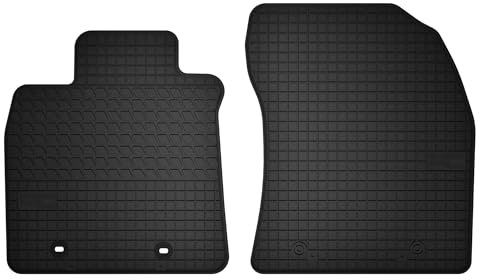 Wielganizator Automatten-Set – Passend für Toyota Avensis III T27 (2009-2015) – Gummimatten – Autozubehör – Auto Fußmatten – 2-teilig – Schwarz