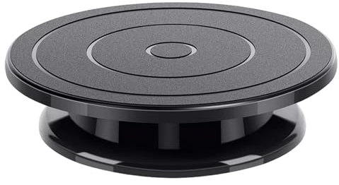 Alzata Girevole e Impermeabile per Torte - Supporto Giradischi Rotante per Glassa, Pettinare, Bordare, Livellare e Decorare (Multicolore)