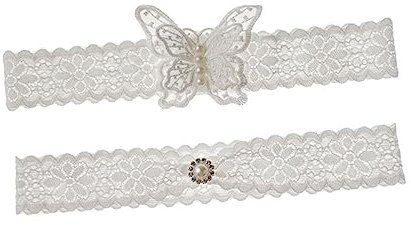 OATIPHO Bridal Garters Lace Strumpfband Für Elastisches Hochzeitsaccessoire Mit Schleife Für Braut Und Feierlichkeiten Und Elegant Für