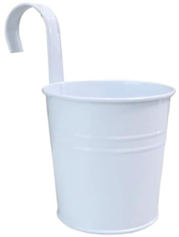 Vasi da giardino da giardino a portata di portata per piante da gallina, vasi appesi portatili, vasi di fiori resistenti alle intemperie | Grandi scatole di balcone, eleganti portamette di fiori per