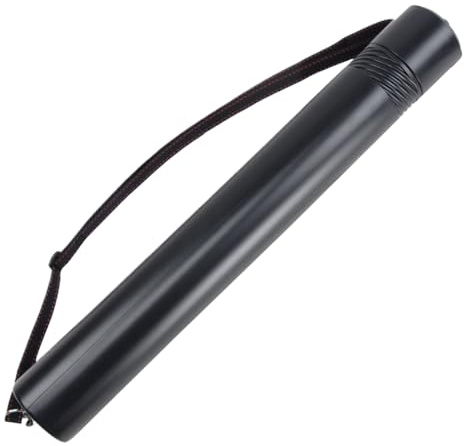 Jvjggag Tubo de transporte de obras de arte, tubos extensibles para dibujos para pósteres, material de polietileno con longitud y correa ajustables, tubos de transporte de planos y lienzo, para