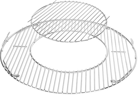 Grille de cuisson 7431 - 34,8 cm - Pour barbecues au charbon Weber de 37 cm (Jumbo Joe, One-Touch), convient également pour fumoir Smokey Mountain