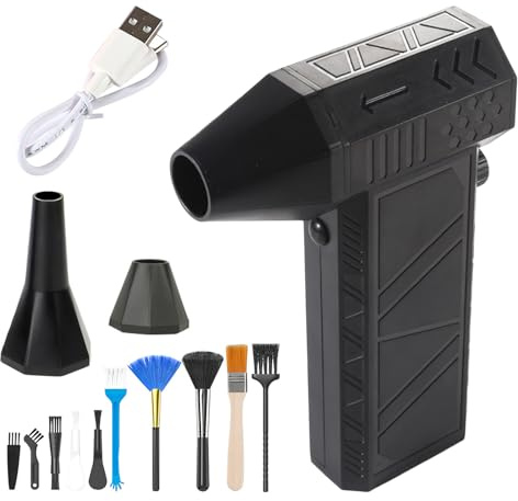 Mini soplador de Nieve - Plumero de Aire comprimido | Máquina De Limpieza De Hojas De Mano, 13 W RPM, Soplador De Polvo Eléctrico para Garaje, Hogar, Césped, Apartamento Al Aire Libre, Patio Trasero