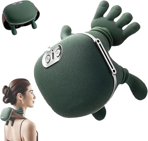 Masseur Cervical 4D Avec Chaleur, Masseur Dos Et Cervicales Pour La Nuque Et Les Épaules, Appareil De Massage Portable Idéal Pour Voyager, Se Détendre Et Soulager Le Stress Nackenmassagegerät mit