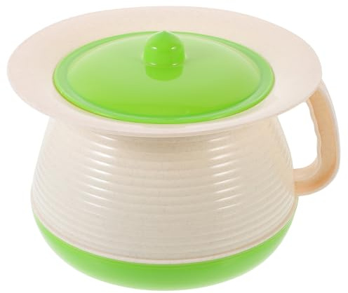Mipcase Crachoir Urinoir et Pot de Chambre Unisexe en Plastique Épais Couvercle Isolant Seau à Urine Pratique pour Garçon et Filles et Adultes
