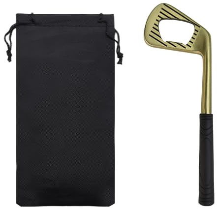 LIUZHUJ Apribottiglie Personalizzato, Metallo Apribottiglie Divertente, Mazze-Golf Idee Regalo per Uomo, Feste a Tema Birra e Gadget, con Custodia, per Casa, Campeggio, Festa