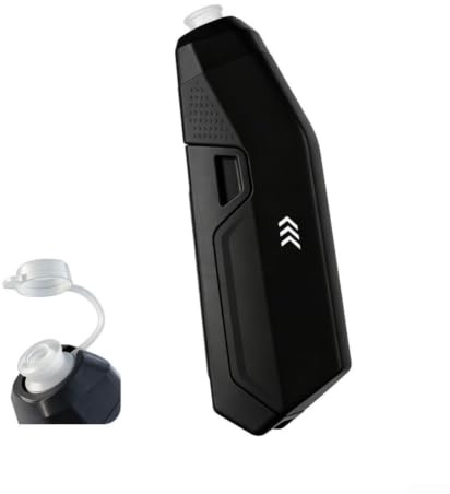 Dolvitrny Bouteille d'eau aérodynamique de 610 ml avec cage, conteneur à compression, pour vélo de route et VTT, anti-fuite (noir)