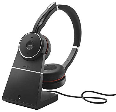 Jabra Evolve 75 MS Duo - Zertifiziert für Skype for Business StereoHeadset inkl. Link 370 - B-Ware