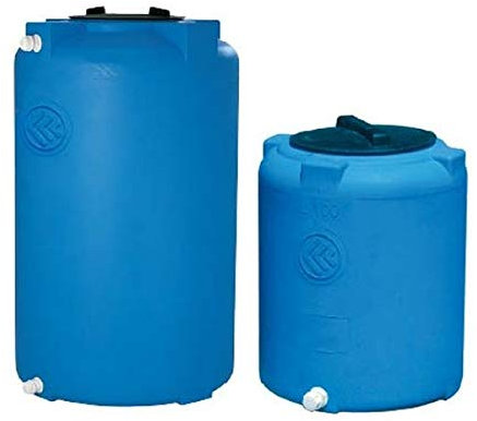 SERBATOIO CISTERNA CORDIVARI VERTICALE 500 LITRI POLIETILENE PER RACCOLTA ACQUA