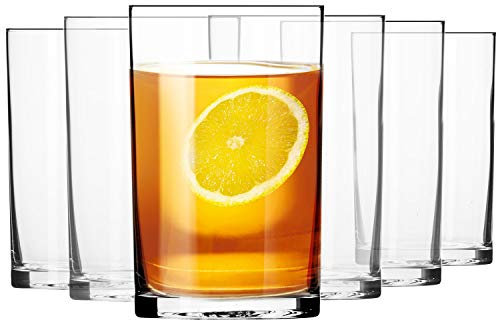 Krosno Vasos de Agua Té Café | Conjunto 6 Piezas | 250 ML | Basic Collection | Perfectos para Uso en Casa, Restaurante y en Fiestas | Apto para Lavavajillas