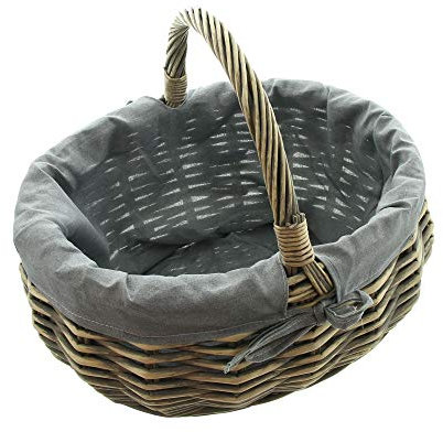 FRANK FLECHTWAREN Einkaufskorb Shabby-Charme