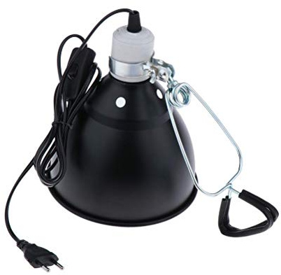 ARTOCT 300 Watt Heizung Lampe Ständer, Keramik Schildkröten Heizung UVA/UVB Lampenfassung Heizung Lampenschirm für Reptilien Terrarium Hühner Pet Brooder (Keine Lampe enthalten)